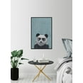 thumbnail image 3 of Studious Panda Floater Framed Painting Print on Canvas, 3 of 6