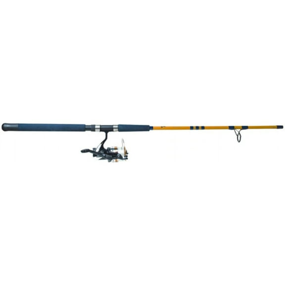 Eagle Claw Surf Beast Spinning Combo, 7ft Medium Heavy, 2-Piece, Size 50 Reel MSSB702MHS