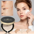 thumbnail image 6 of Liquid Foundation, Moisturizing Cushion Cream, Long-Lasting Makeup Holding and Brightening formula, Oil Control Hydrating Skin Care with Pore Minimizing and Redness Correction, for All Skin Types, 6 of 6