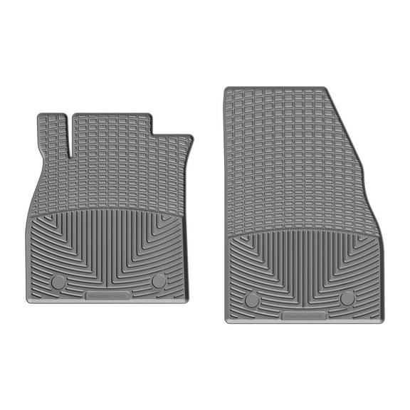 WeatherTech All-Weather Floor Mats compatible with Chevrolet Malibu, Malibu Limited - 1st Row (Driver & Passenger), Grey