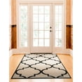 thumbnail image 4 of Unique Loom Trellis Collection Area Rug - Austin (9' x 12' 2" Rectangle Beige and Black/Beige), 4 of 7