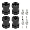 thumbnail image 2 of 4Pcs RC Wheel Hex Spacers, 12mm Universal Hub Extensions 17mm Length RC Car Accessory for RC Car AXIAL  Redcat Hpi, 2 of 7