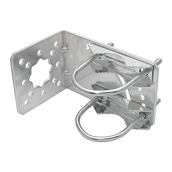 DGHAOP Wireless Bridge Antenna Amplifier Fixing Bracket Double Clamp Antenna Mount Pole Bracket for Cell Phone Signal Booster