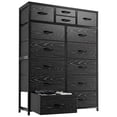 thumbnail image 4 of EnHomee Dressers for Bedroom with 14 Fabric Drawers Tall Dresser & Chests of Drawers Storage Tower for Living Room, Black, 4 of 11