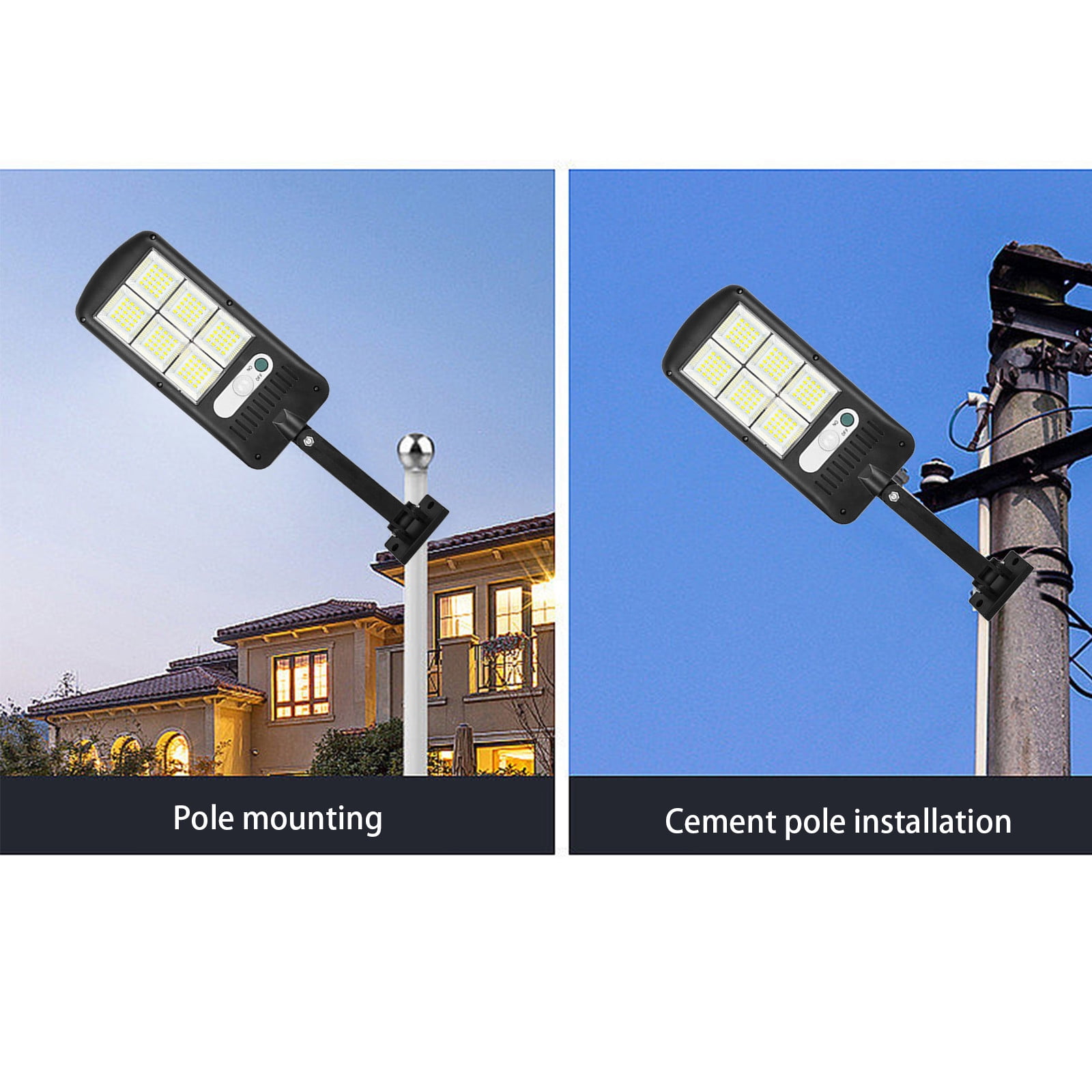 Dvkptbk Solar Light Street Lights Outdoor，Solar Parking Lot