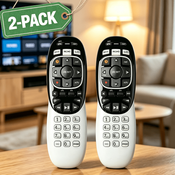 2 Pack RC73 Universal Remote Replacement for DirecTV AT&T Genie, IR RF Compatible with HR34 HR44 HR54 C41 & RC72 RC71