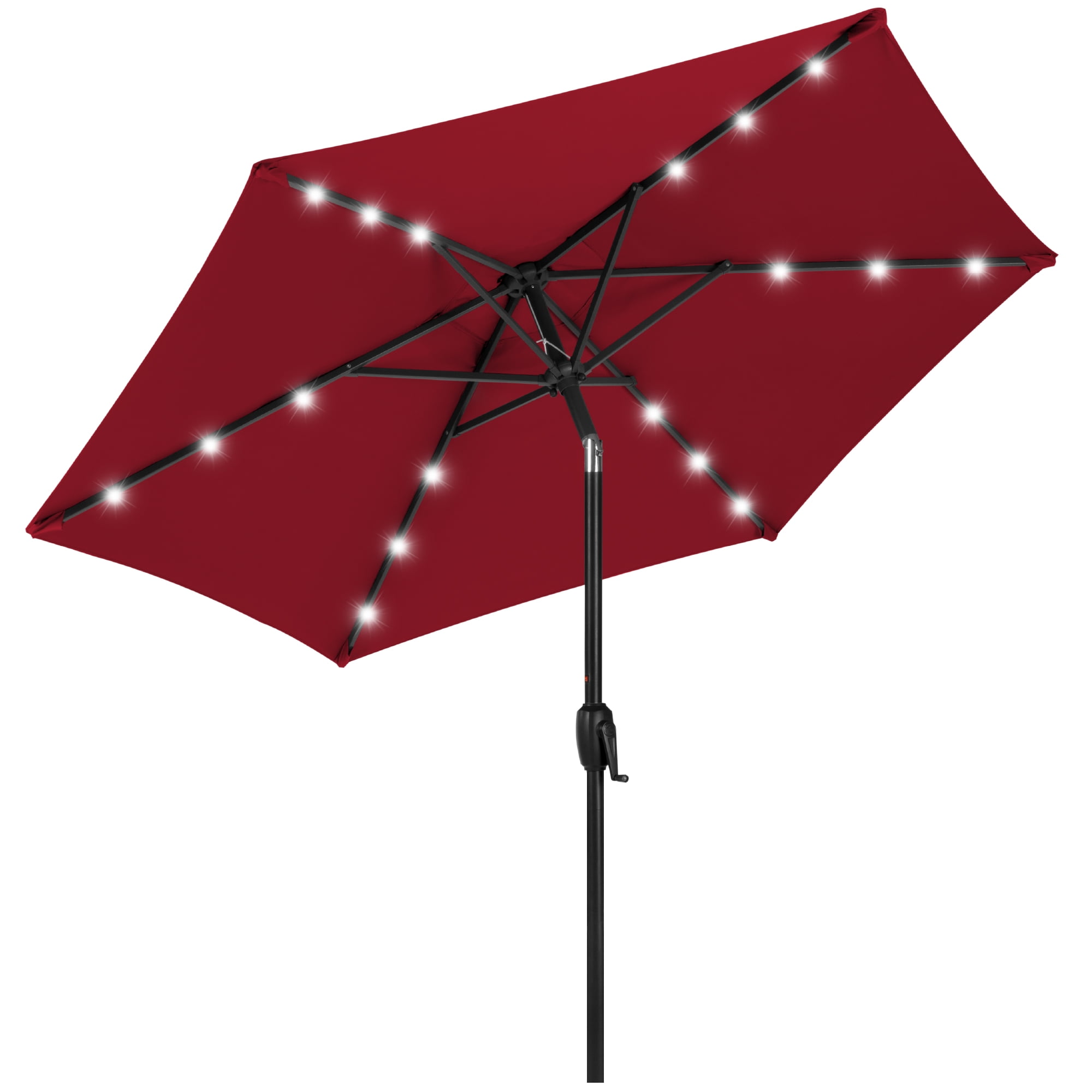 Best Choice Products 7.5ft Outdoor Solar Patio Umbrella for Deck, Pool