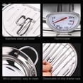 thumbnail image 2 of Labymos Deep Fryer Pot Stainless Steel Japanese Style Fryer with a Thermometer and Oil Drip, 2 of 7