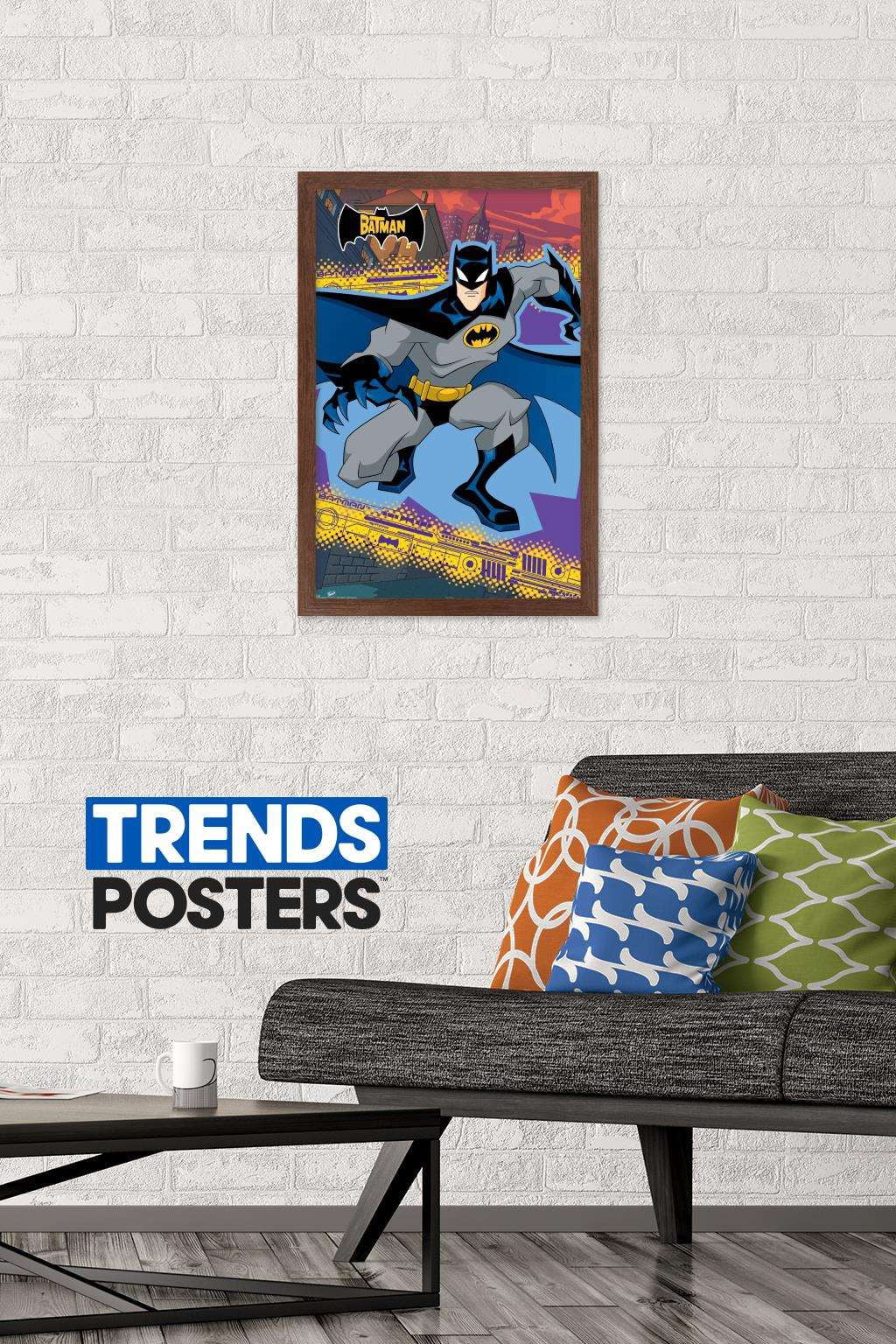 DC Comics TV - Batman - The Batman Wall Poster, 14.725" x 22.375", Framed
