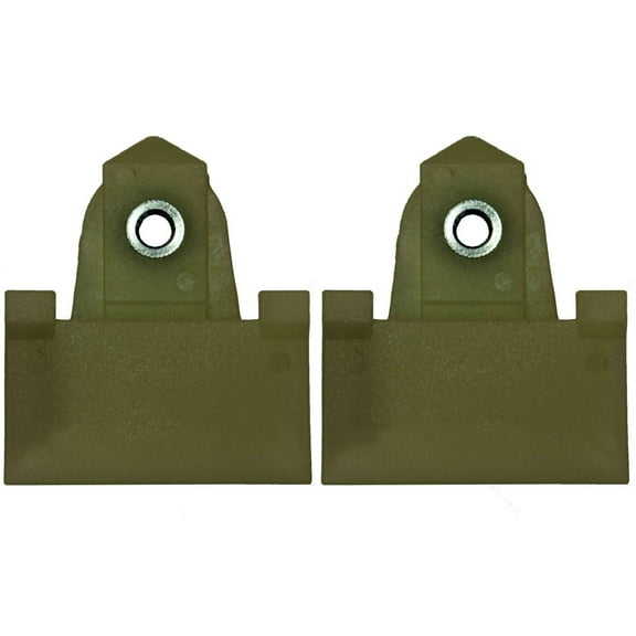 PT Auto Warehouse WL-713480AA - Window Sash Channel Door Glass Retainer Kit, 2 pcs - Front or Rear Fits select: 1997-2005 CHEVROLET MALIBU, 1995-2005 CHEVROLET CAVALIER