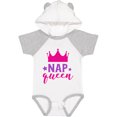 thumbnail image 3 of Inktastic Nap Queen, Crown, Stars - Pink Purple Girls Baby Bodysuit, 3 of 5