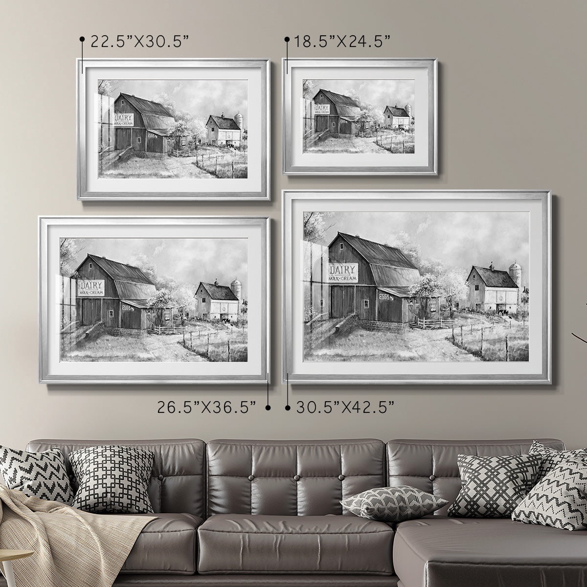 Day at the Farm Premium Framed Print - Ready to Hang