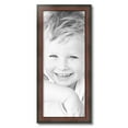 thumbnail image 2 of ArtToFrames 11" x 27" Honors Mahogany with Black Picture Frame, 11x27 inch Brown Wood Poster Frame (WOM-5154), 2 of 7