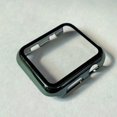 thumbnail image 1 of Vidrio templado + funda para Apple Watch 8 7 funda de teléfono 41mm 45mm 42mm 38mm pulsera protección parachoques funda para Apple Watch 40 44mm funda, 1 of 4