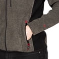 thumbnail image 4 of Trespass - Forro polar con cremallera completa Modelo Jynx Hombre Caballero (Rayas Oliva), 4 of 4