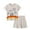 Light Gray, variant on Boys Summer Outfits Kids Boy Outfits Clothes Short Sleeve Coconut Tree Prints Bow Tie Romper Shorts Pants Set Suspenders