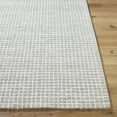 thumbnail image 2 of Hauteloom Anahid Wool Living Room, Bedroom Area Rug - Contemporary - Light Silver, Off White, Slate Blue - 10' x 14', 2 of 6