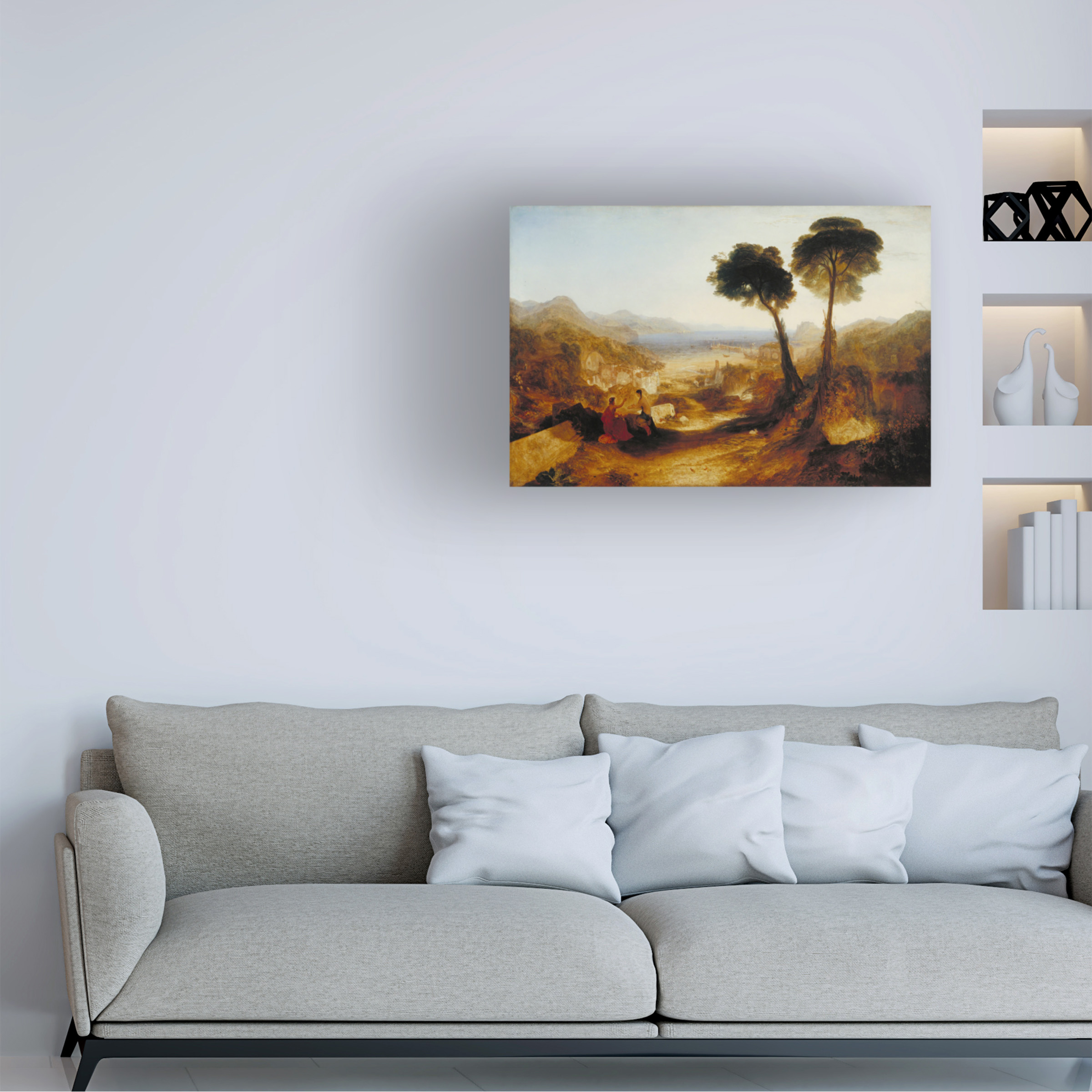 Turner 'The Bay of Baiae, with Apollo and the Sibyl' Canvas Art