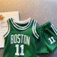 thumbnail image 1 of Children's basketball uniform suit jersey boys and girls primary school students' jersey Kobe jersey short sleeve pink jersey wonderful ling, 1 of 5