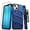 Blue & Black, variant on ZIZO BOLT Bundle for iPhone 14 (6.1) Case with Screen Protector Kickstand Holster Lanyard - Red
