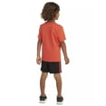 thumbnail image 3 of Adidas BRIGHT RED Toddler & Little Boys 2-Pc. 3-Stripes Mesh Shorts Set, US 7, 3 of 4