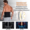 thumbnail image 6 of QRIC Neoprene Sauna Waist Trainer Corset Sweat Belt for Women Compression Cincher Band Workout Fitness Back Support, 6 of 6