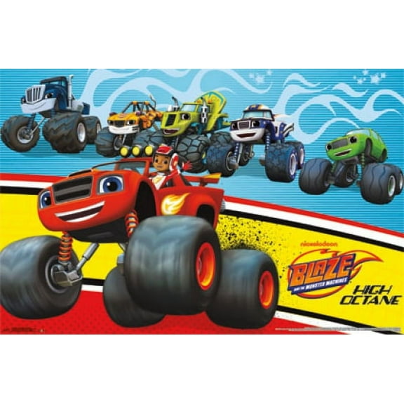 Nickelodeon Blaze and the Monster Machines Laminated Poster Print (24 x 36)