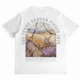 thumbnail image 3 of God Turns Broken Pieces Into Masterpieces Christian Print Tshirts Christian Motivational Graphic Tees Short Sleeve Casual Cotton Shirts White,S, 3 of 8