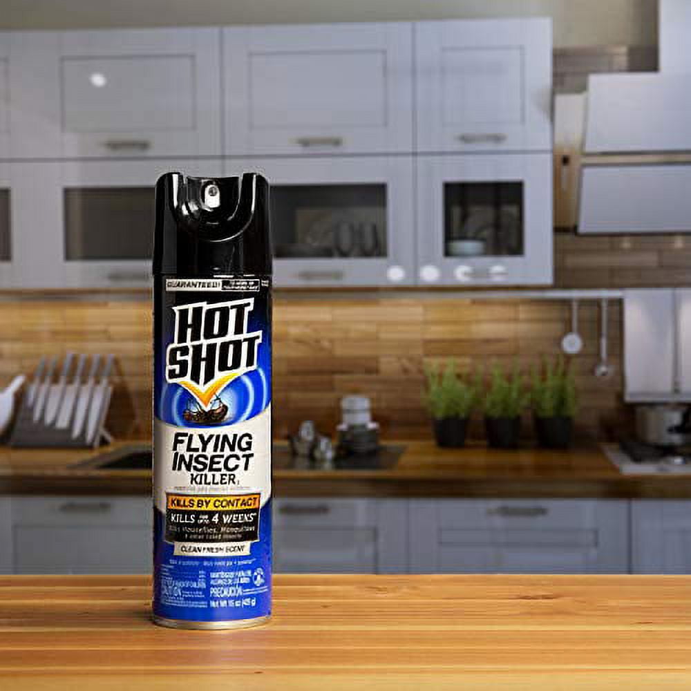 Hot Shot Flying Insect Killer Aerosol Spray, 15 Oz.