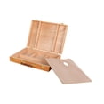 thumbnail image 2 of Caja de almacenamiento de herramientas de suministros de artista con organizador de mango con broches de bloqueo para marcadores de lápiz de acuarela, 2 of 9