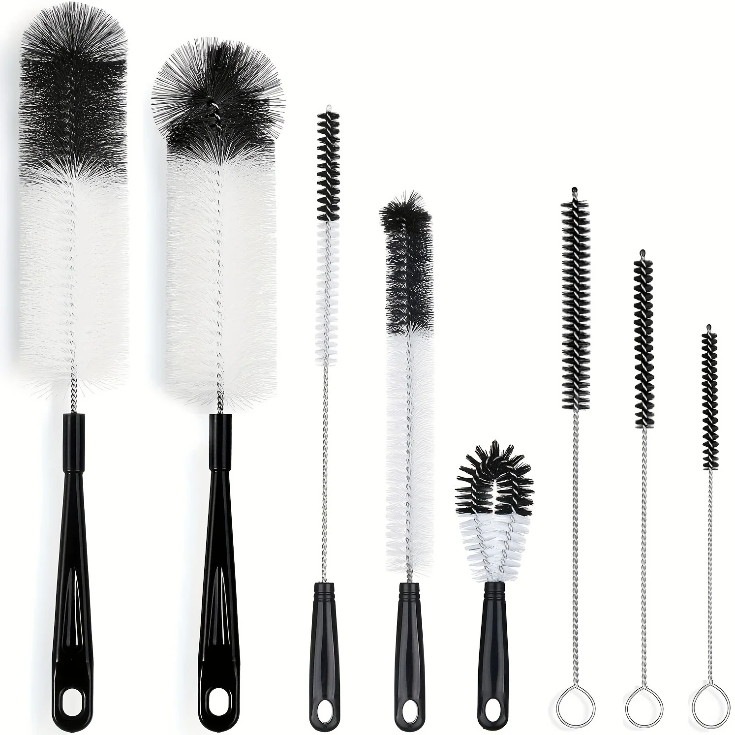 8pcs Straw Brush,Tea Stain Removal Brush,No Dead Corner, Multipurpose Kitchen Cleaning Brush,For Water Bottle,tea Cup, Groove,