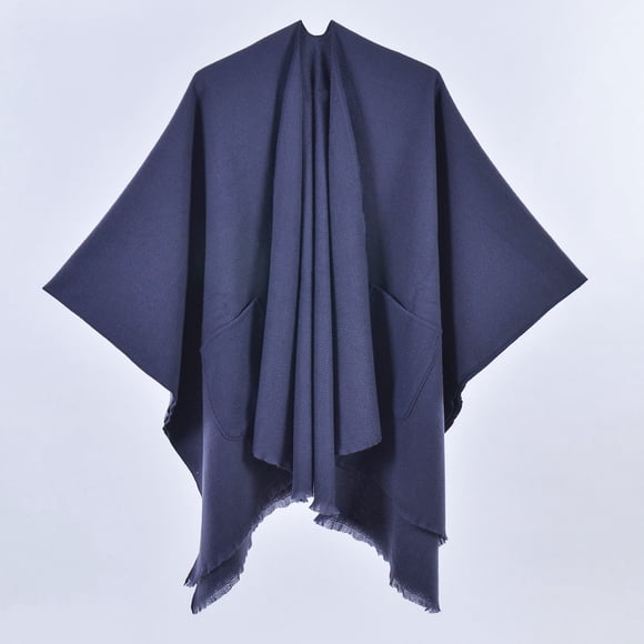 Women's Warm Shawl Wrap Cape Comfortable Winter Cardigan Sweaters Open Front Fashionable Poncho for All Occasions