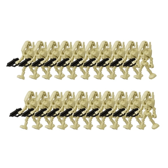 Star Wars 20pcs B1 Battle Droids Custom Rotatable Arms and Movable Legs Minifigures Set 20 Clankers