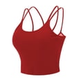thumbnail image 3 of Bovemsi Camisole Tops for Women Comfortable Backless Cotton High Elasticity Undershirt Suspender Vest With In Bra Suitable Outer Wear Basic Tanks, 3 of 8