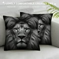 thumbnail image 3 of COMIO  Pillow Cases African Wild Lion Face Portrait,Decorative Throw Pillow Covers for Couch Bedroom Living for Girl Boy, 3 of 5
