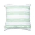thumbnail image 2 of Elsie & Zoey Romy 18X18" Handwoven Striped Indoor/Outdoor Throw Pillow for Women, 2 of 4