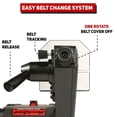 thumbnail image 4 of Lijadora de banda de banco Bucktool 1x30" con disco de 6" y motor de 1/3 HP, 4 of 7