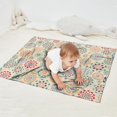 thumbnail image 2 of Multicolor Ethnic Floral Pattern Blanket,Comfortable Soft Flannel Throw Blanket,All Season,Warm Lightweight Blankets for Sofa Bed Couch Living Room Chair,30"x40", 2 of 4