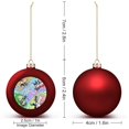 thumbnail image 2 of Castle Crashers Characters Christmas Balls Decor Sparkling Christmas Tree Hanging Ornaments Xmas Gifts Party Home Decorations, 2 of 8