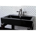 thumbnail image 3 of NB1600AL Water Onyx 4 in. Deck Mount Lavatory Faucet with ABS/Brass Pop-up Drain, Black Nickel, 3 of 5