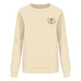 thumbnail image 4 of Nowekniz Women Breast Cancer Awareness Sweatshirt Pink Ribbon Inspirational Tops Casual Long Sleeve Fall Winter Pullover, 4 of 6