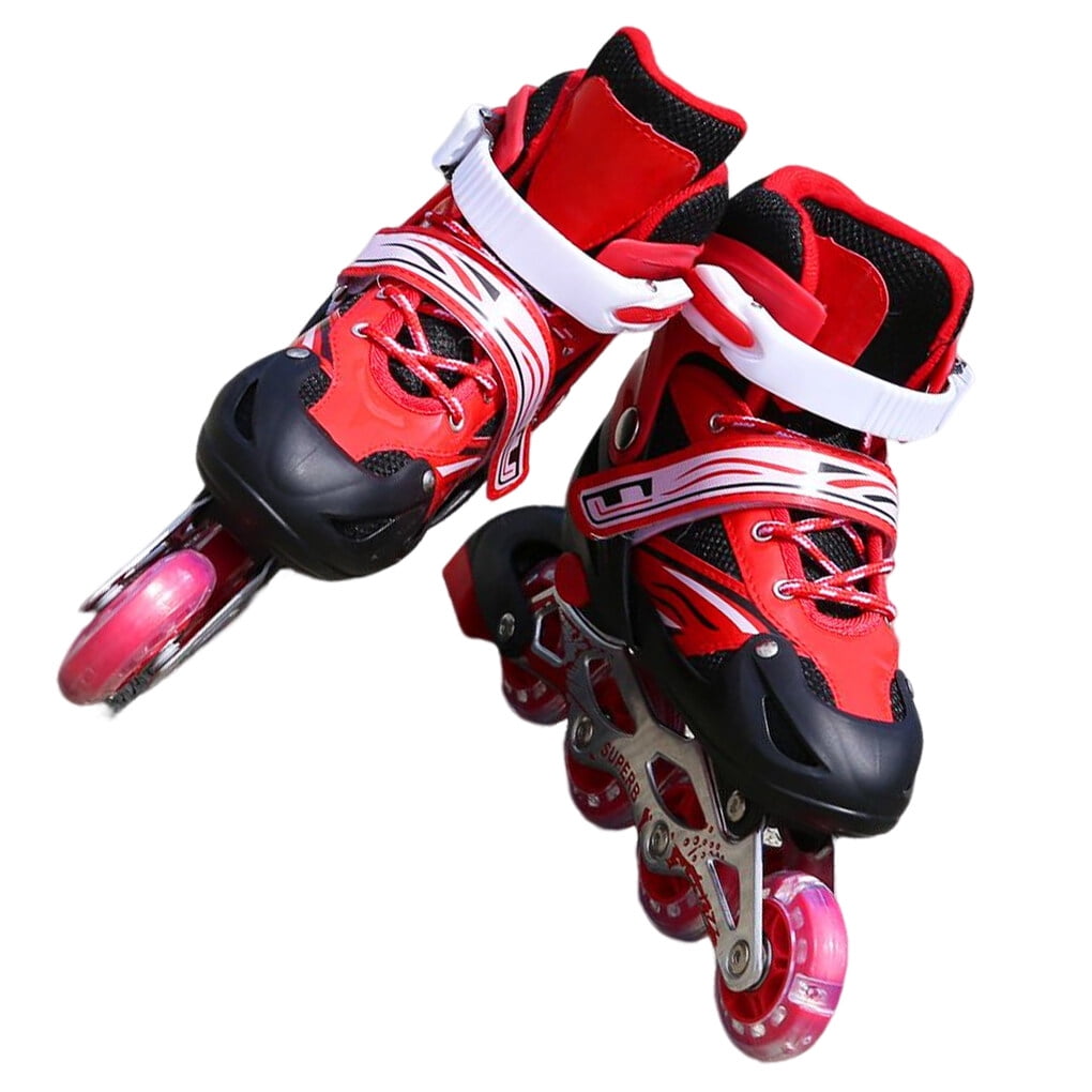 Patin à Roulettes 3 Roues 125 Mm – Modèle Speed Pro Noir, Alliage Alu, Roulements ABEC-9, Taille 43