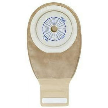 Esteem   Filtered Ostomy Pouch One-Piece System 12 Inch Length 3/4 to 2-1/2 Inch Stoma Drainable Trim to Fit, 416976 - Pack of 10