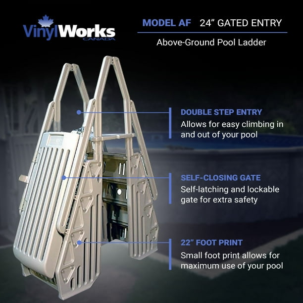Vinyl works pool ladder online