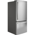 thumbnail image 3 of GE ENERGY STAR(R) 21.0 Cu. Ft. Bottom Freezer Refrigerator - GDE21EYKFS, 3 of 5