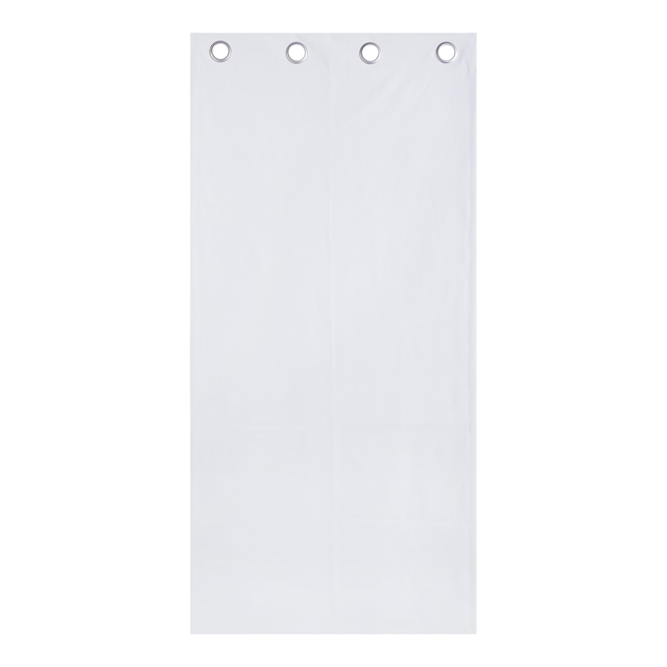 Mainstays White Solid Blackout Grommet Single Curtain Panel, 30 in W x 63 in L