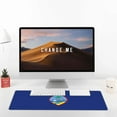 thumbnail image 3 of Large Mouse Pad, Guam Flag Non-Slip Waterproof Rubber Keyboard Office Desk Pads Mousepad, 29.5 x 15.8 inches 3mm Thick, 3 of 7