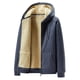 thumbnail image 2 of Puntoco Chaqueta De Abrigo Ajustada Con Capucha Y Cordón Cosido Para Hombre, 2 of 7