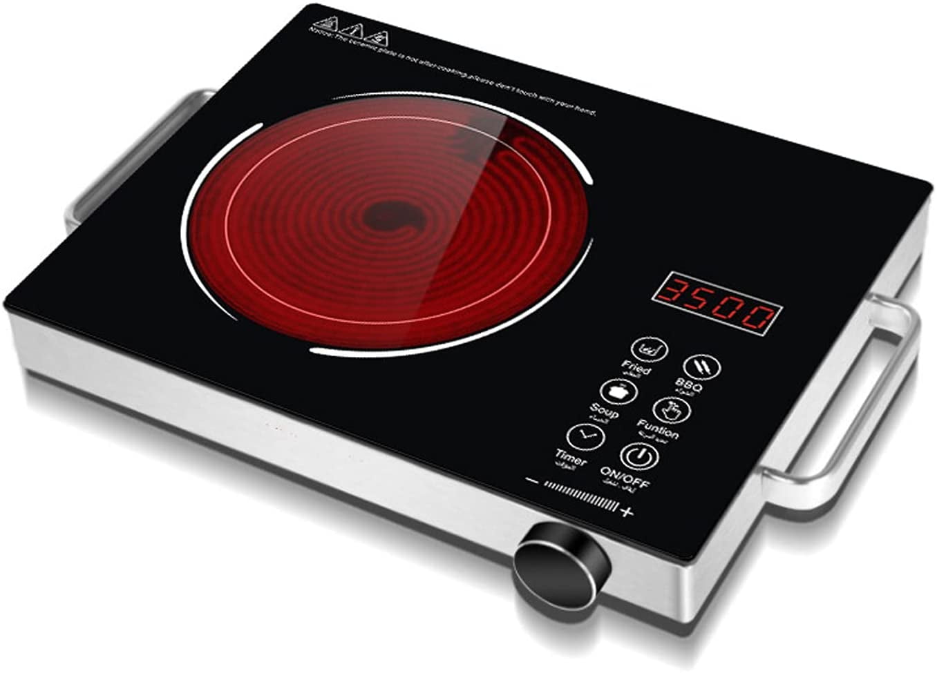 Wobythan Portable Induction Cooktop, 3500W Hot Pot Countertop Burner