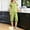 Light Green, variant on Endives Pajamas Set for Women Round Neck Short Sleeve Tshirt and Crop Pant Pajama Set Lightweight Summer Loose Fit Plus Size Leisure Nightwear Lounge Sets for Women